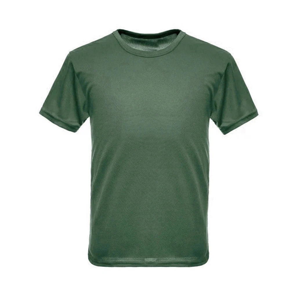 CamSolomon-T-shirt à manches courtes et col rond 3D pour hommes, vêtements de plein air, t-shirts de sport décontractés, mode de rue, été