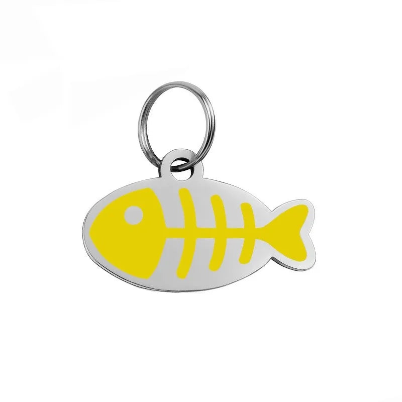 Placa de identificación personalizada para perro, etiquetas de identificación personalizadas de pata de cachorro, grabado de nombre gratis, colgante antipérdida, etiquetas para gatos, accesorios para perros y mascotas