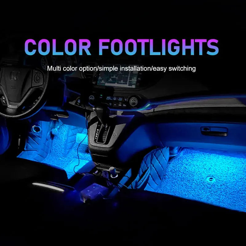 Car Interior LED Strip Light, 5V USB Backlight Kit, Decorative Car Ambient Neon Lamp, Vehicle Accessories, New