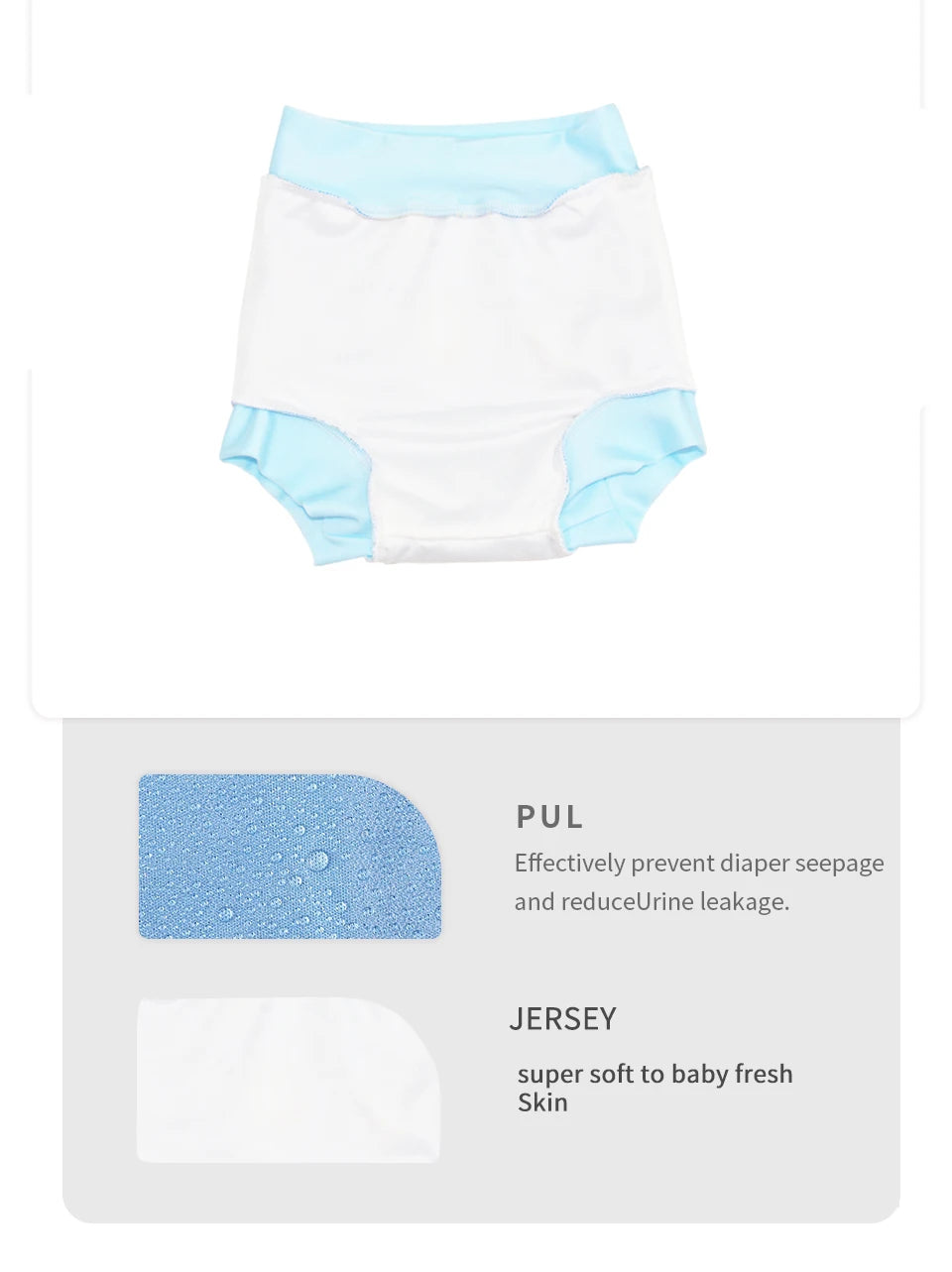 Eezkoala Couche de bain pour bébé nouveau-né à taille haute, lavable, en tissu
