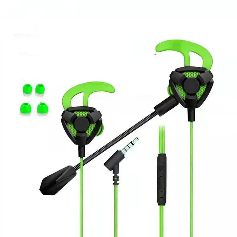 Casque gamer filaire avec micro — écouteurs jeu, téléphone, tablette, ordinateur portable, universel (v4)