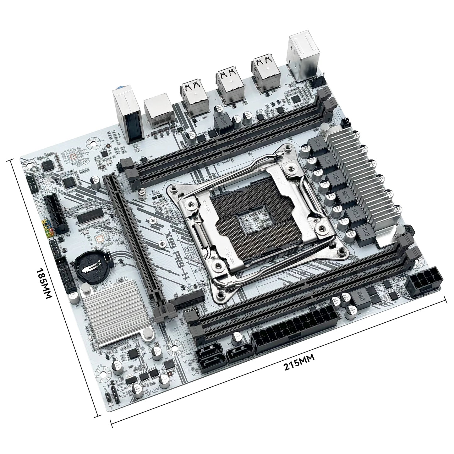 Kit de carte mère MACHINIST White X99, processeur Xeon E5 2640 V4 LGA 2011-3 en option, DDR4 2*8G = 16GB RAM NVME/SATA M.2 PR9-H Combo