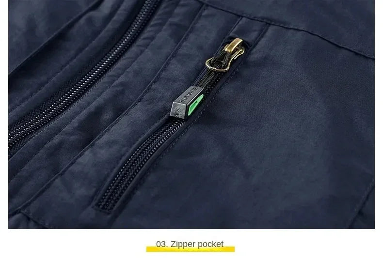 Chaqueta de senderismo para hombre, abrigo térmico, cálido, informal, metropolitano, glaMan, ropa térmica de lujo, talla grande, moda, invierno