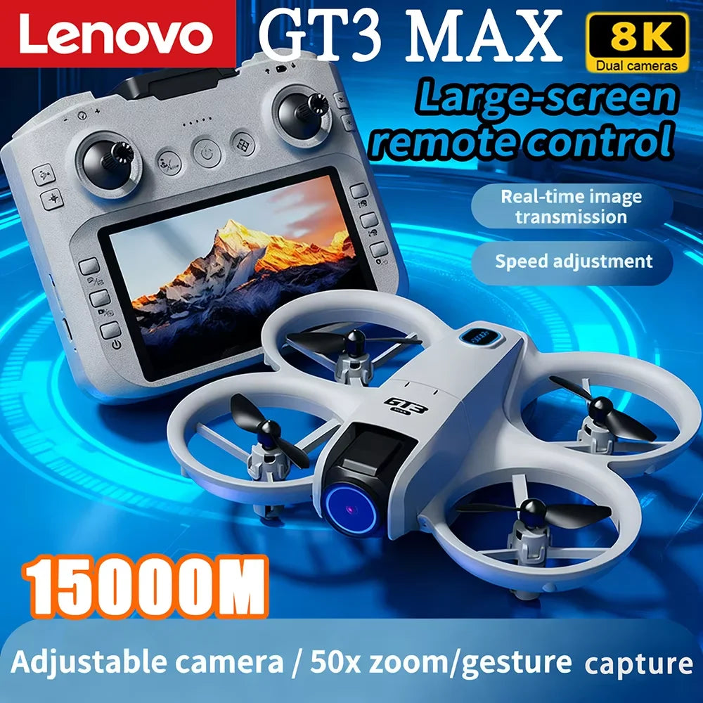 Drone 8K HD — grand écran, flux optique, moteur brushless, évitement intelligent d'obstacles, UAV