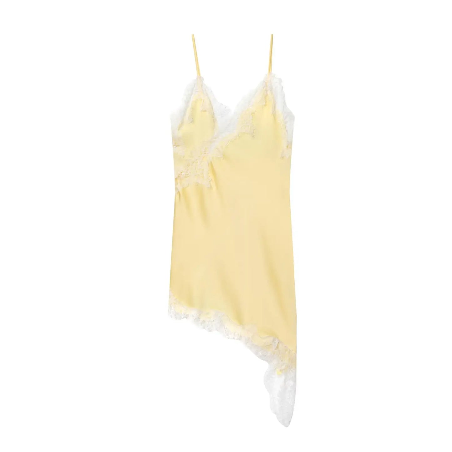 WOMEN Lace Slip Mini Dress Women Satin Backless Summer Dress Female Asymmetrical Party Women Sexy Beach Dresses for Women