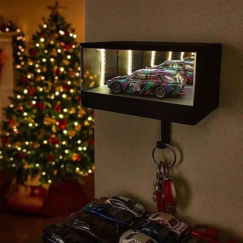 Porte-clés Infinity Garage, porte-clés de voiture éclairé, porte-clés Infinite Garage, adapté à la maison, au bureau, à l'entrée, porte-clés de voiture