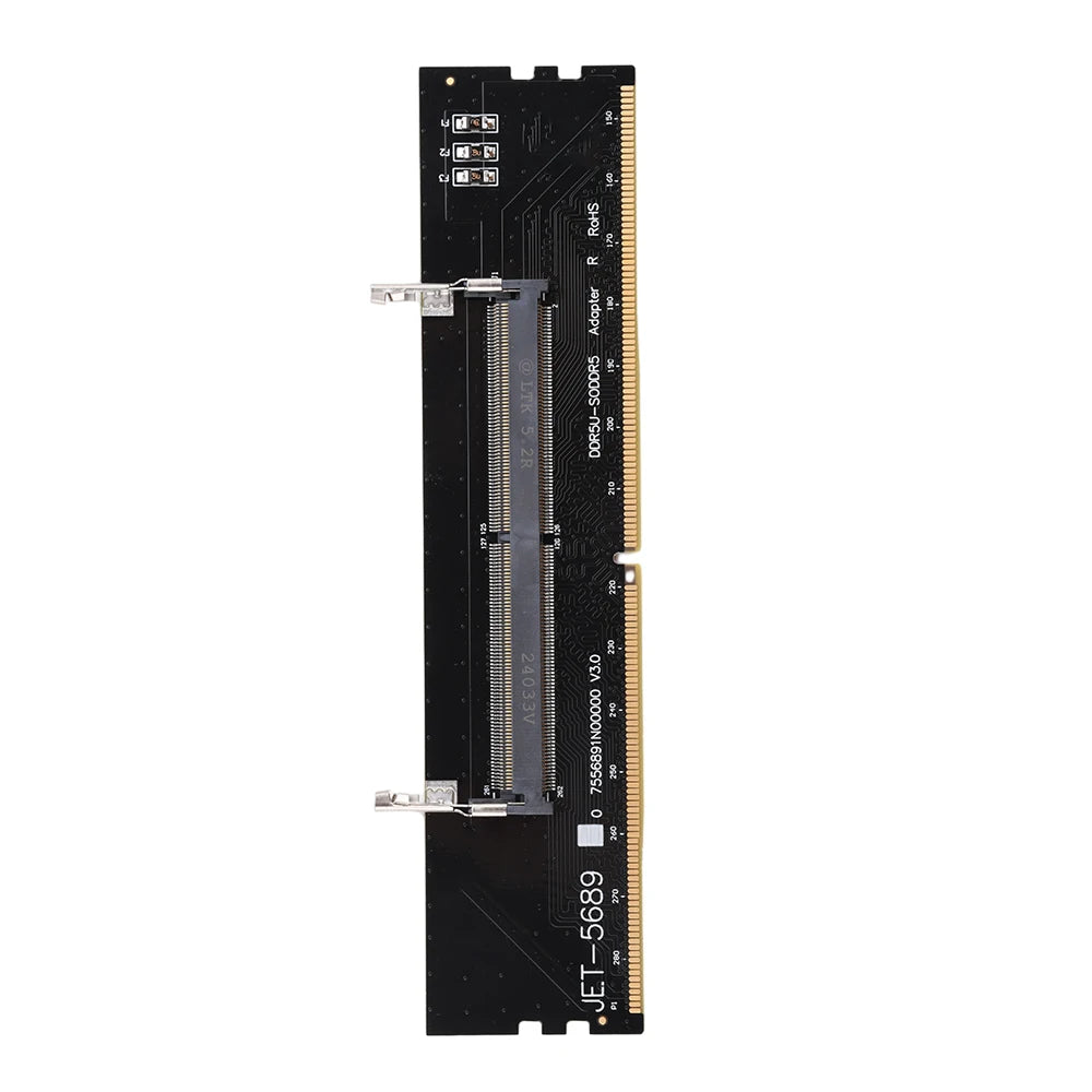 Carte adaptateur de mémoire pour ordinateur portable DDR3 DDR4 DDR5, carte SO-DIMM vers carte PC DIMM, mini connecteur de mémoire RAM