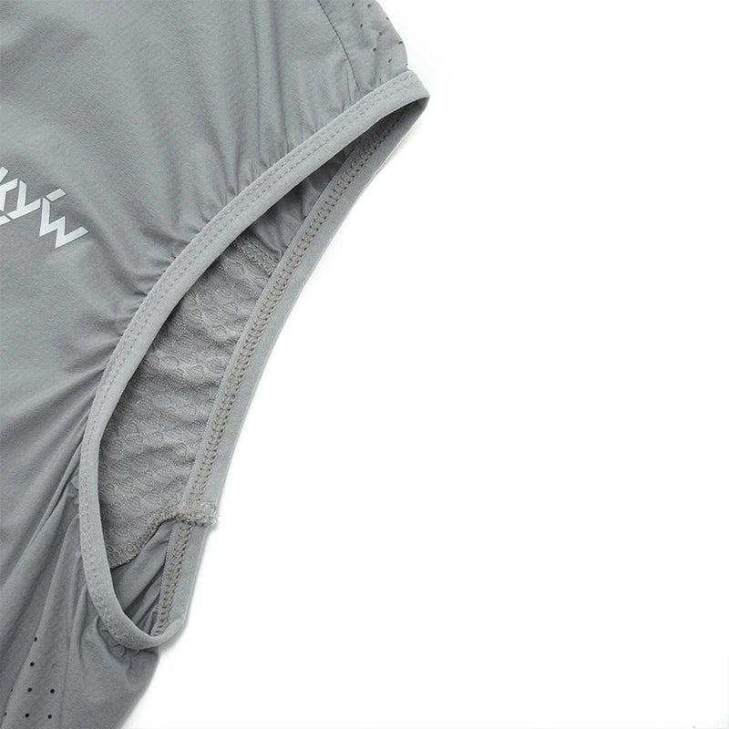 Gilet de cyclisme homme UPF50+ — imperméable, coupe-vent, route, léger, sans manches