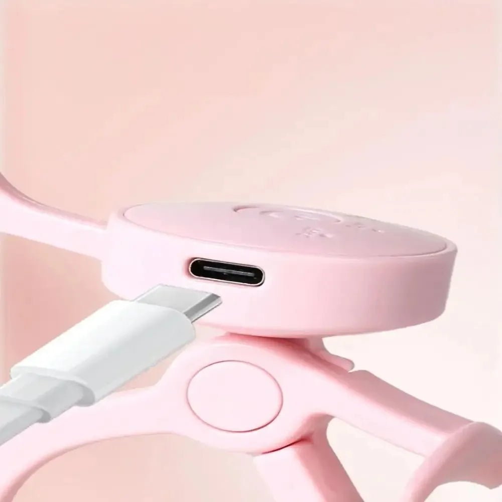 Recourbe-Cils Chauffant Sans Cadre Rechargeable — Contrôle Température Longue Durée