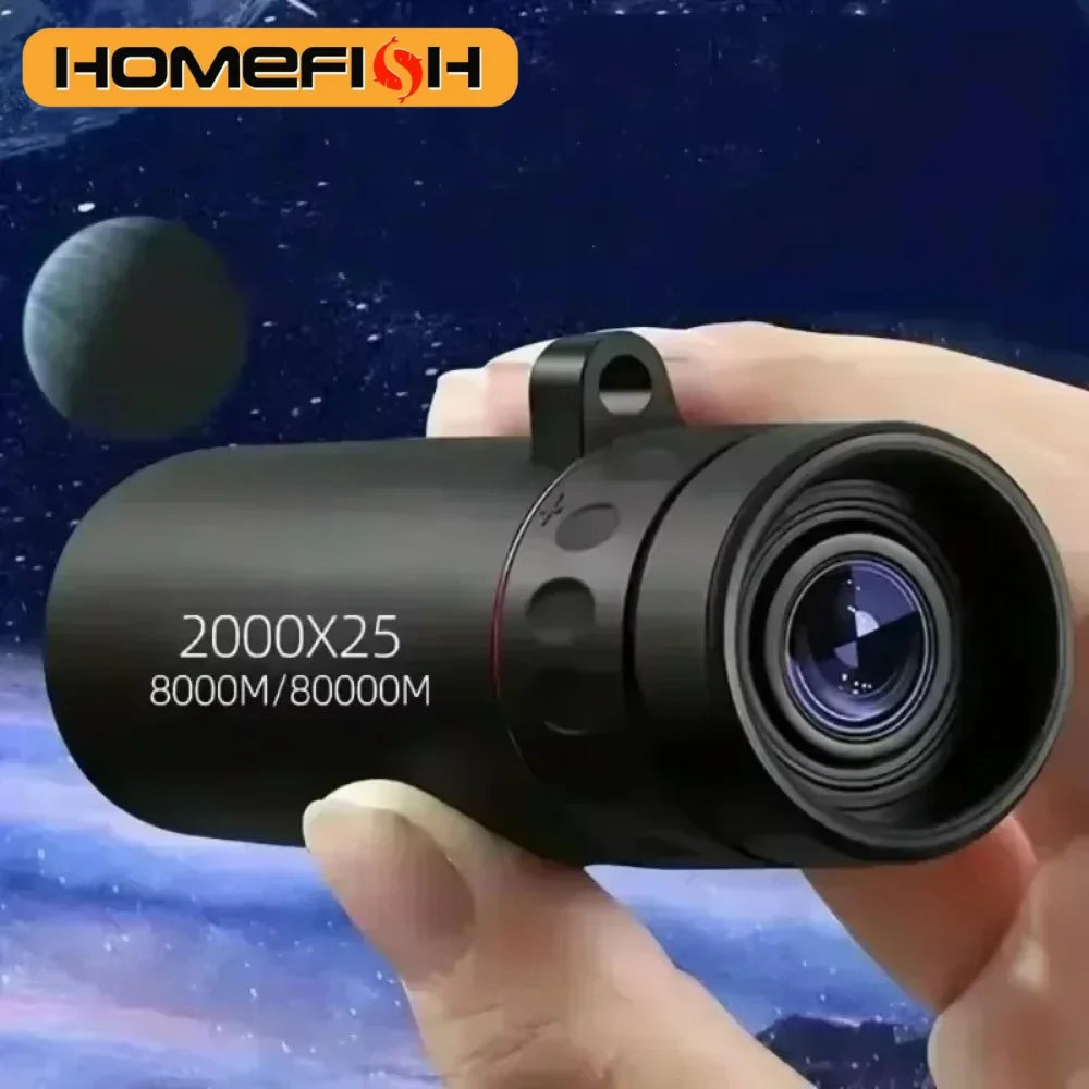 Nouveau télescope monoculaire HD Mini télescope de téléphone Portable Portable avec support Camping chasse télescope d'observation des oiseaux