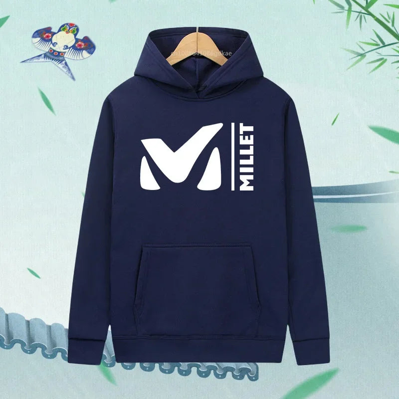 Sudadera con capucha para mujer, de moda, con estampado de letras gráficas, sudadera holgada, informal, estilo Harajuku, ropa con capucha