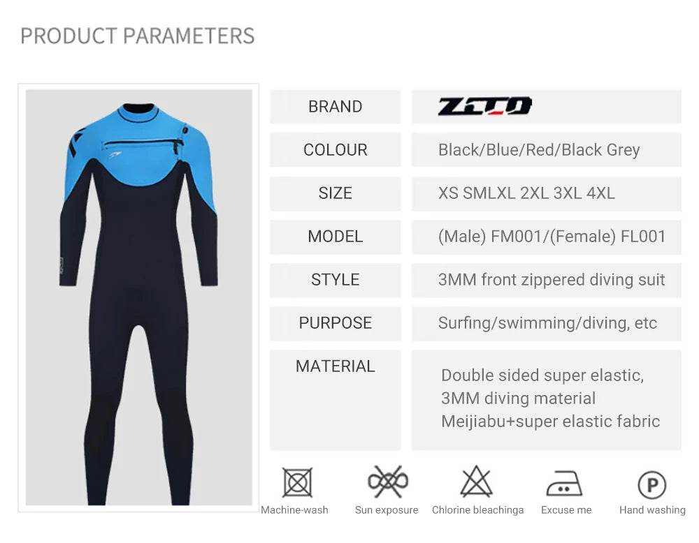 3/2MM néoprène combinaison Surf plongée sous-marine combinaison hommes femmes pêche sous-marine pêche sous-marine Kitesurf maillots de bain combinaison humide équipement