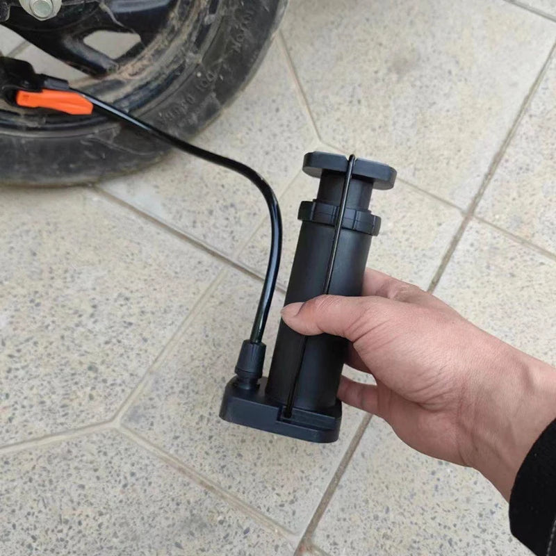 Pompe à pied pour moto, vélo, voiture, anneau de natation, pédale à bille, Compact, économie de travail, gonflage, pompe multifonction domestique