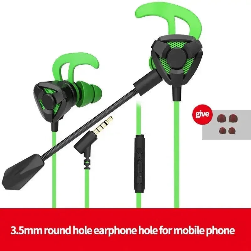 Casque gamer filaire avec micro — écouteurs jeu, téléphone, tablette, ordinateur portable, universel (v4)