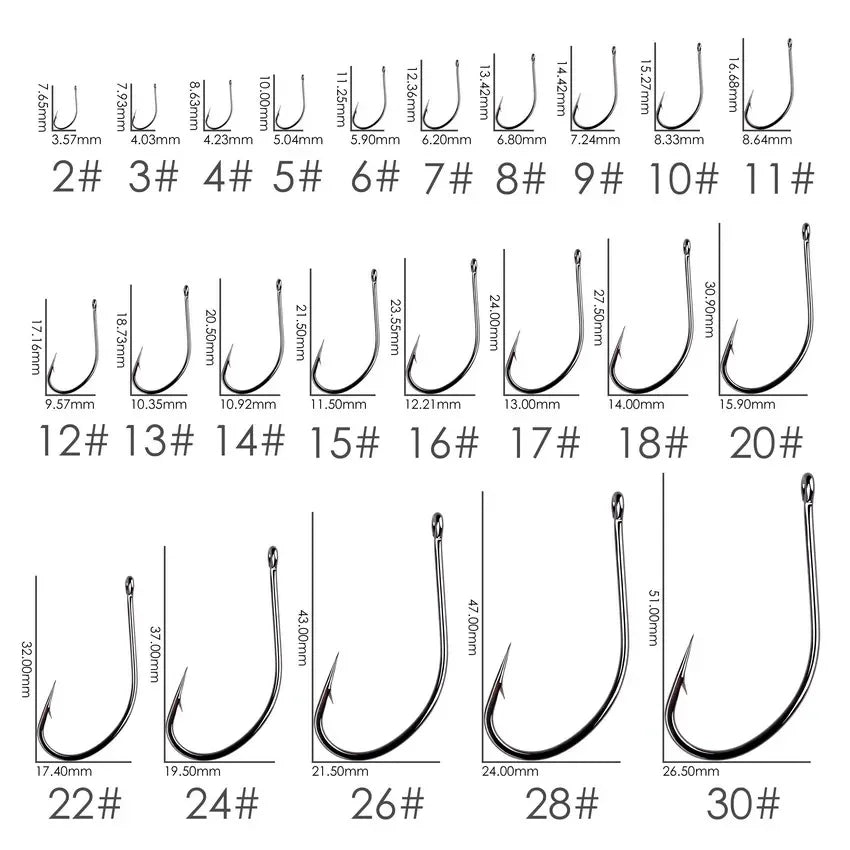 50/10 pièces boîte haute teneur en carbone Maruseigo crochet de pêche poisson gabarit crochet japon carpe crochet pêche cercle crochets mouche matériel de pêche