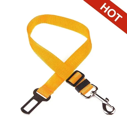Ceinture de sécurité réglable pour animaux de compagnie, chat, chien, siège pour animaux de compagnie, véhicule, harnais pour chien, Clip en plomb, levier de sécurité, Traction, colliers pour chiens, Accessoires pour c