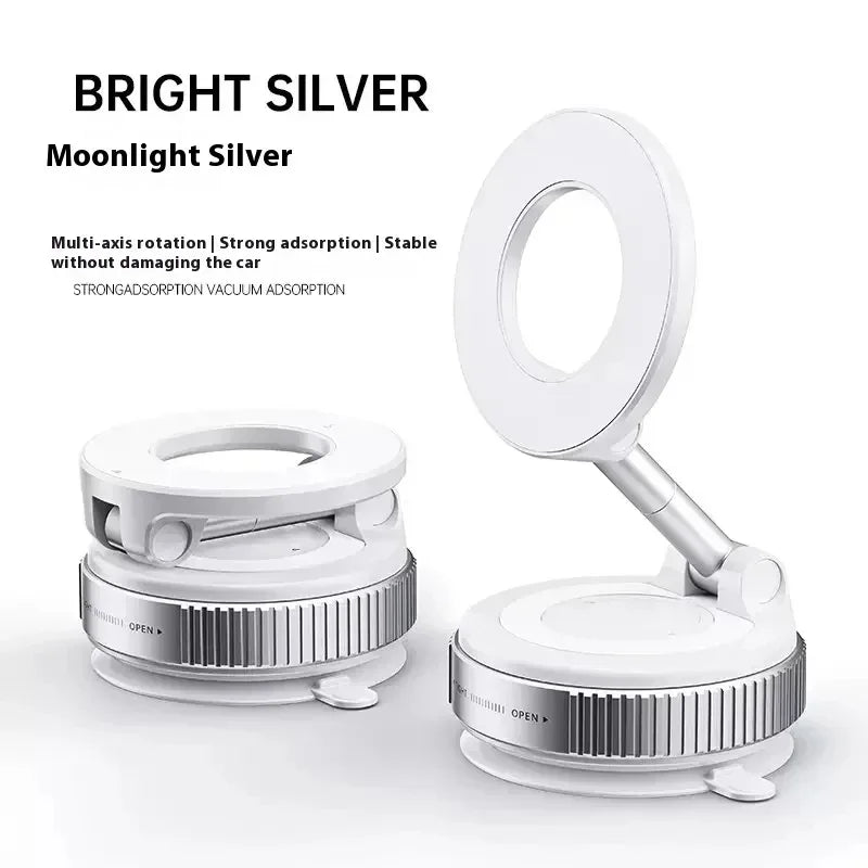 Support Magnétique Téléphone MagSafe Portable — 360°, Ventouse Extensible, Multifonctionnel