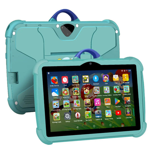 7-inch Kids PC Tablet with Android 13 Quad Core 4GB RAM 64GB ROM Educational Learning Simple Design Cheap Kids' Favorite