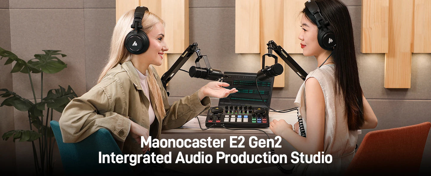 Interface Audio Double XLR — Podcast, Streaming & Gaming Professionnel