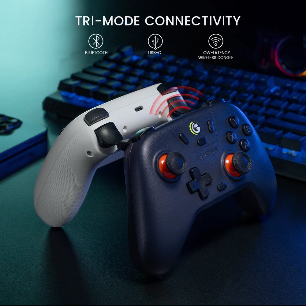 GameSir Nova Lite Wireless Gamepad Controller with Bluetooth, Dongle, Wired for Switch, Android, iOS, PC, and Steam Gaming