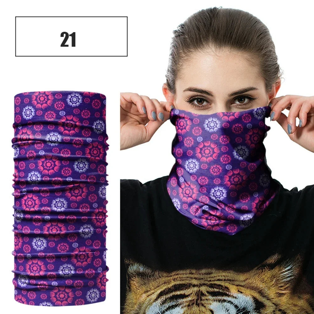 Écharpe de sport anti-poussière pour hommes et femmes, col pare-soleil, bandana pour la tête, le visage, le cou, la pêche en plein air