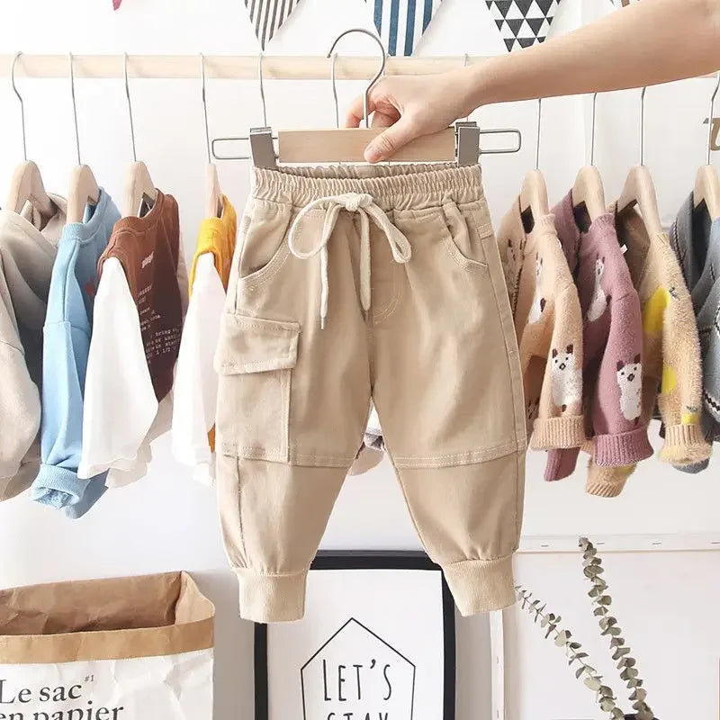 Nouveau pantalon Cargo pour 2-6 ans solide garçons pantalons de Sport décontractés Enfant Garcon enfants enfants pantalons 2-8 ans vêtements