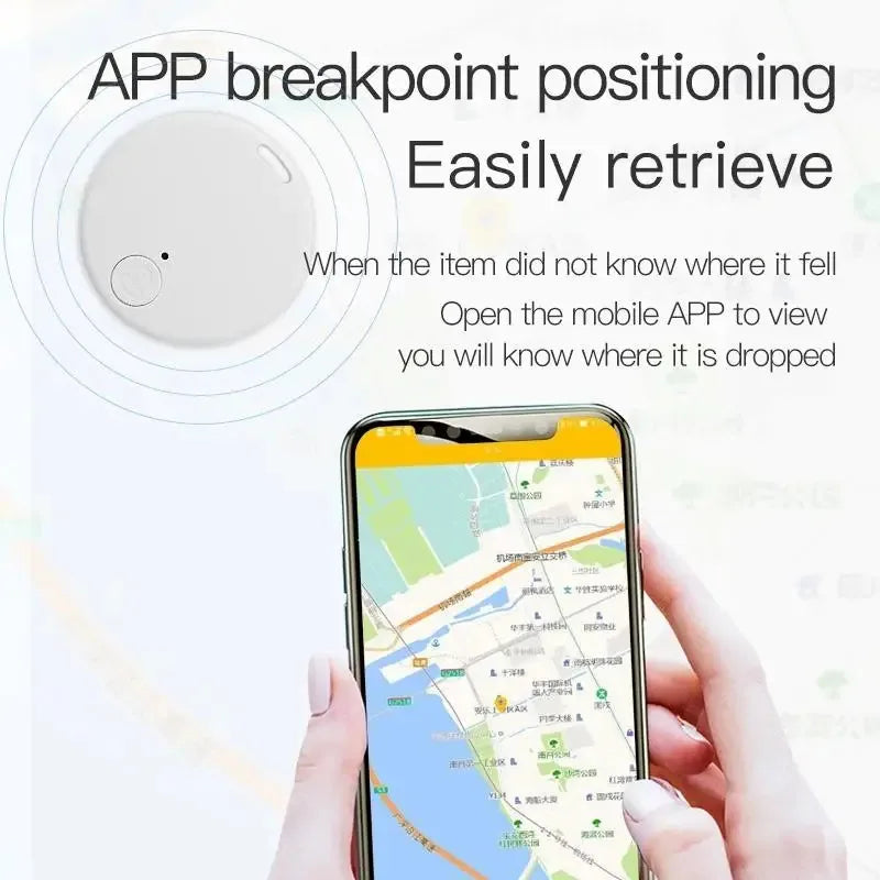 Mini GPS Tracker Anti-Lost Alarm Wallet Key Smart Tag Bluetooth Compatible Tracker for Pet and Child 2026