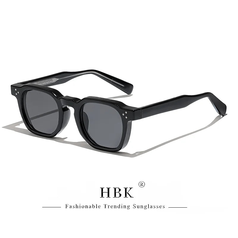 Lunettes de soleil carrées rétro punk — hommes et femmes, plage, conduite, UV400
