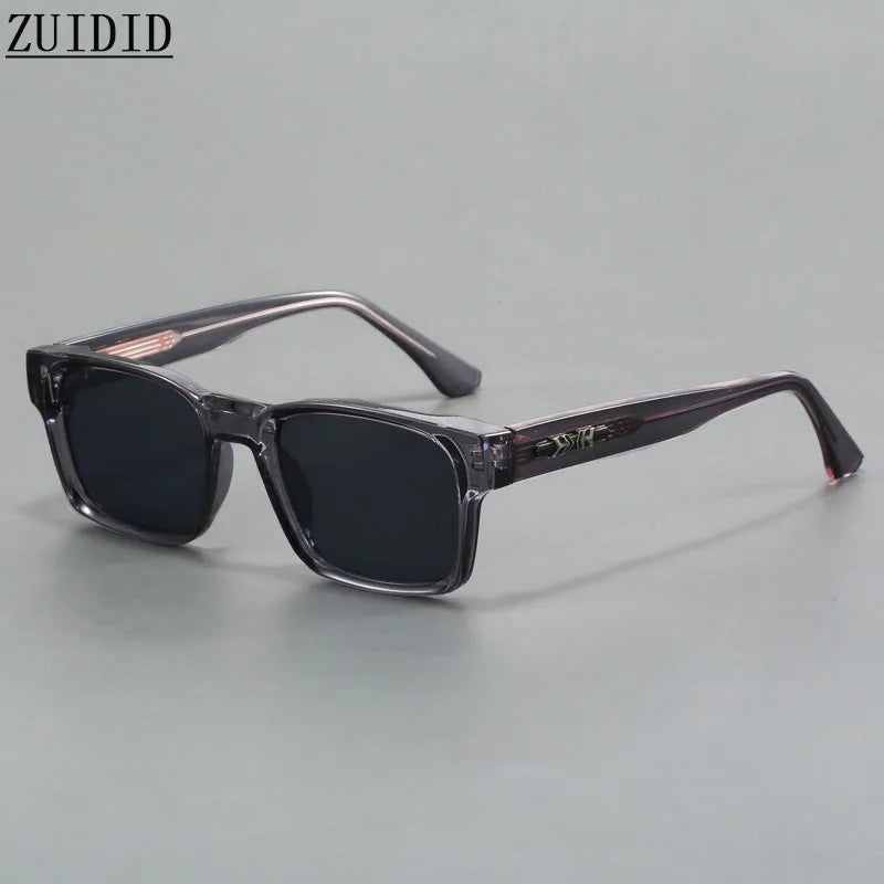 Lunettes de soleil polarisées hommes vintage carrées — protection solaire, femmes, mode