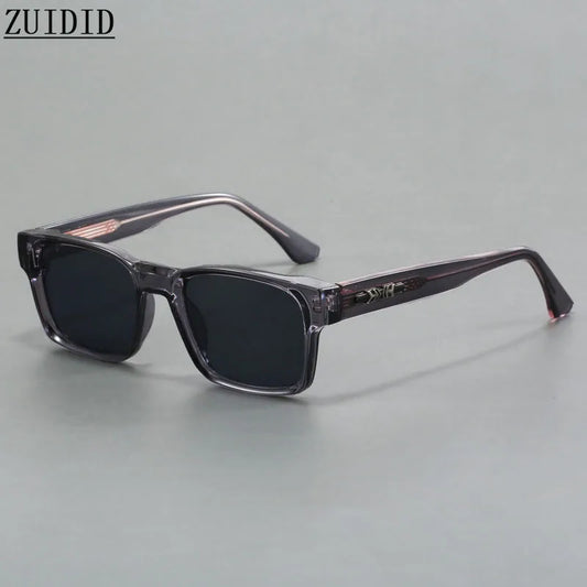 Vintage Polarized Sunglasses for Men, Square Sunglasses for Women, Fashionable Trendy Eyeglasses, Gafas De Sol Hombre, Lunette Soleil Femme