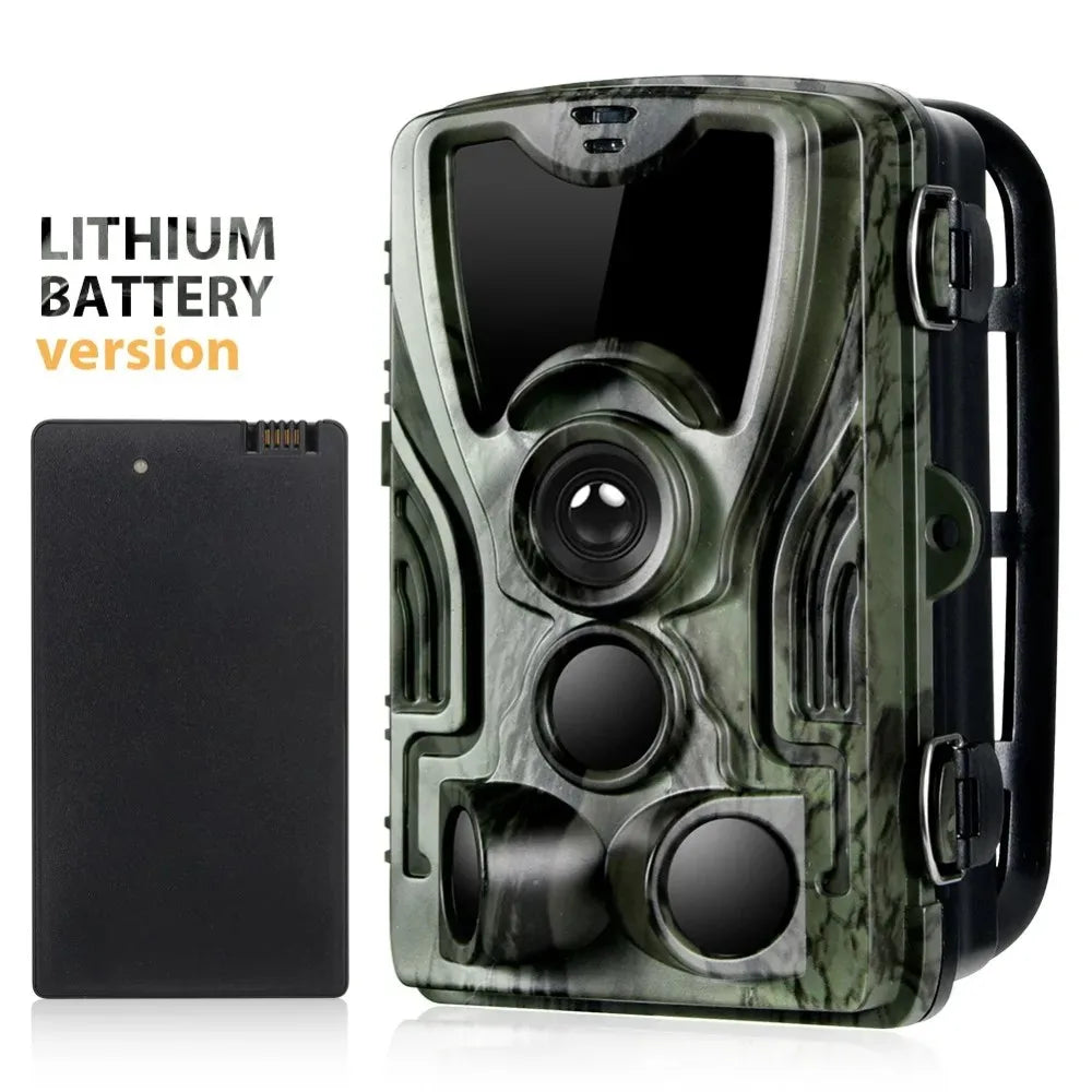 Caméra de chasse sur sentier avec batterie au Lithium 5000Mah, 20mp 1080P, IP65, pièges photos étanches, Surveillance sauvage 0.3s