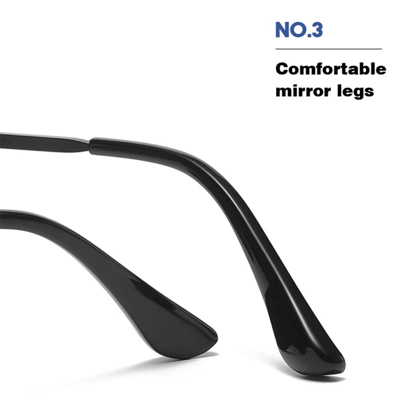 Lunettes de soleil carrées punk pour hommes, nuances rétro, luxe, mode vintage, steampunk, 2023