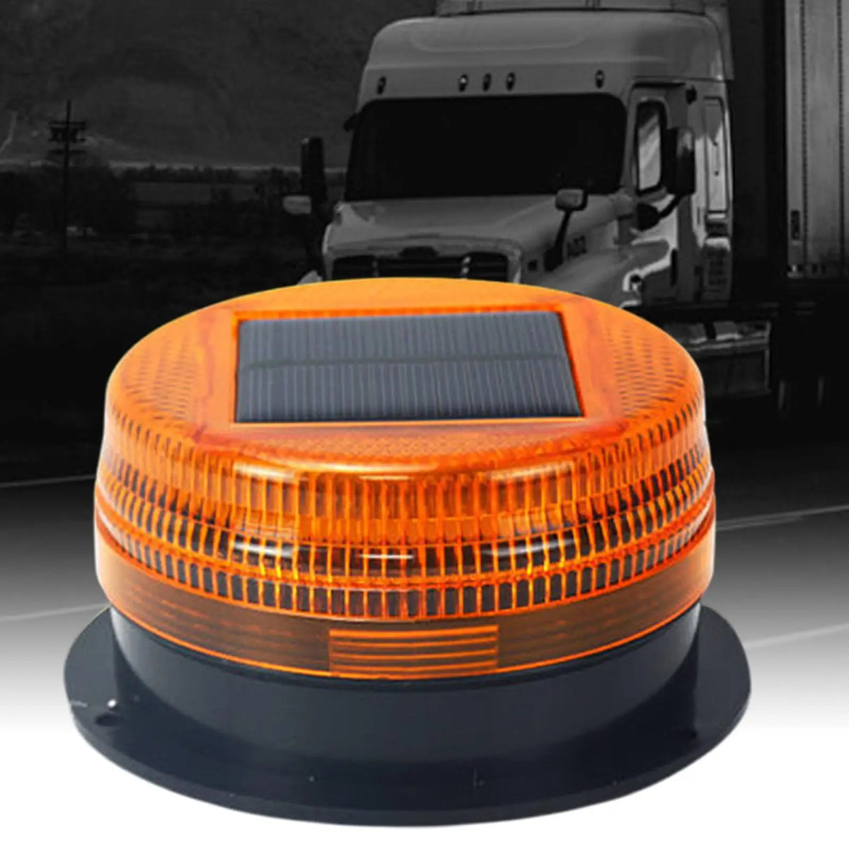 Lampe de poche d'avertissement de nuit LED solaire étanche Flash plafond lumière stroboscopique trafic route balise toit de voiture clignotant lumière de secours
