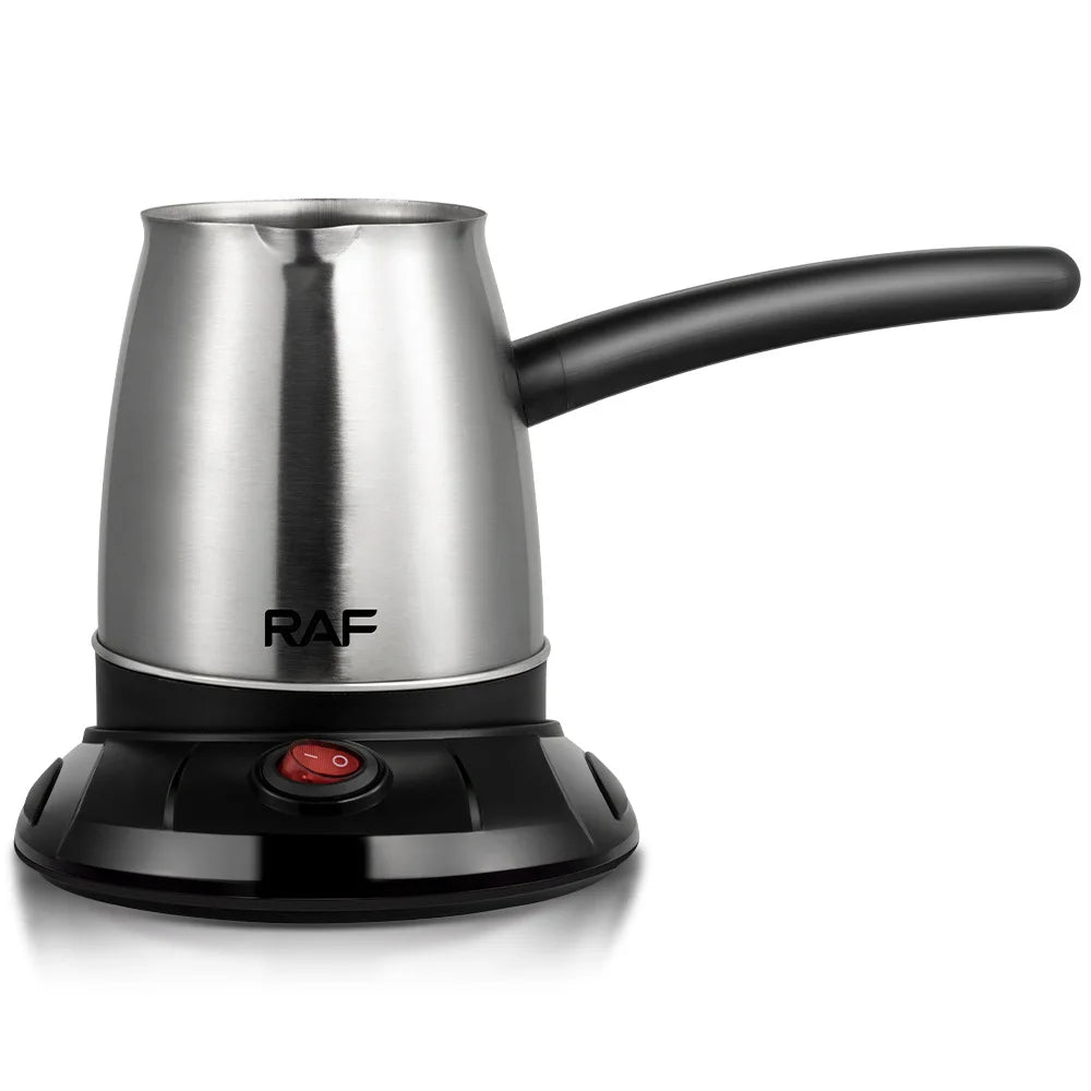 Cafetera eléctrica portátil para casa y oficina, cafetera moka italiana, cafetera griega turca, regalo, 600W
