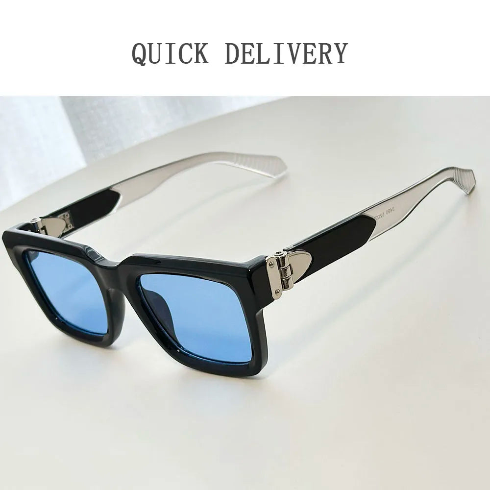 2026 Gafas de sol cuadradas de moda para mujer, estilo vintage de lujo, gafas de sol para hombre, gafas de moda Gafas de Sol Hombre Lujo Gafas de Sol Mujer