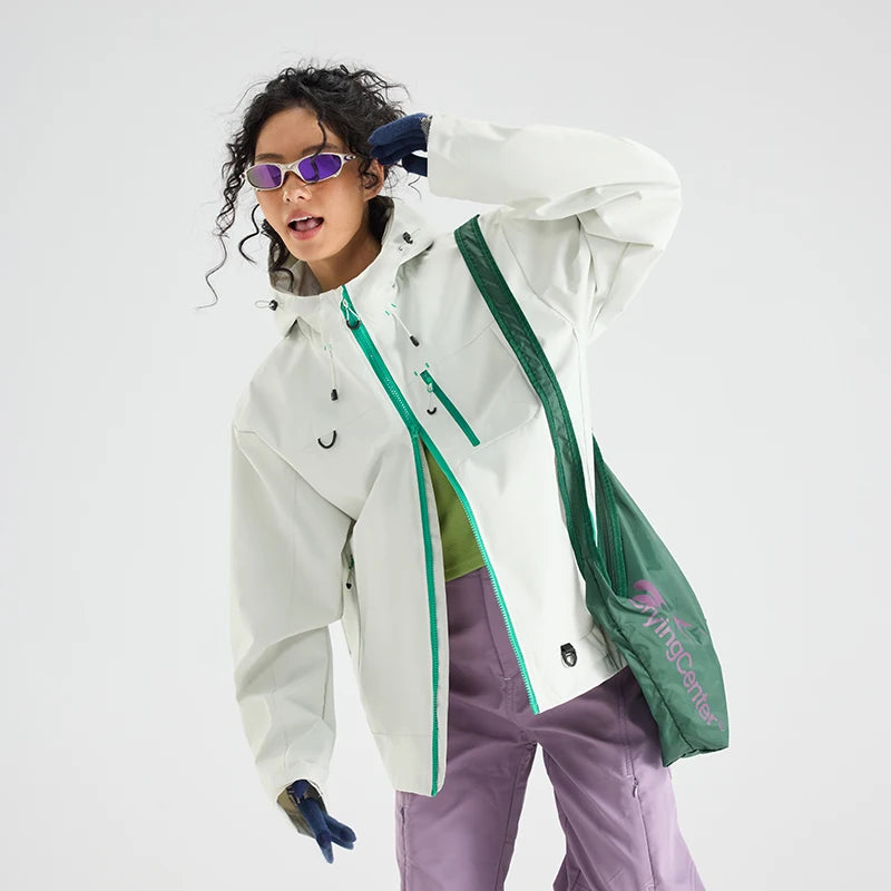 Veste Randonnée Imperméable Coupe-vent — Pêche, Camping & Escalade Unisexe