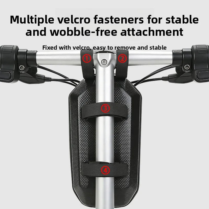 4L Electric Scooter Handlebar Bag, Large Capacity, Hard Shell, Hanging Storage, Waterproof, Electric Scooter Accessories