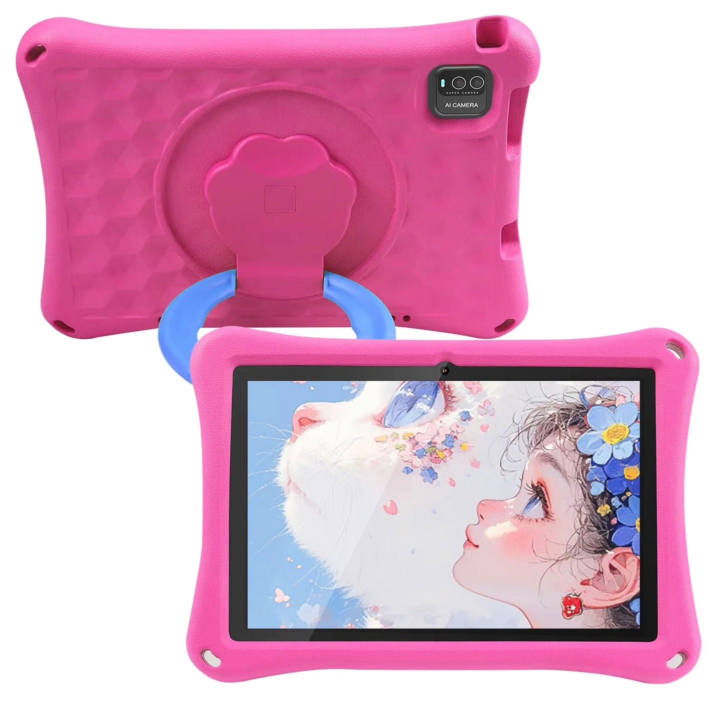 Octa Core 10GB 128GB pour apprendre 10 pouces Android avec emplacement pour carte 4G Tablette éducative tablette pour enfants