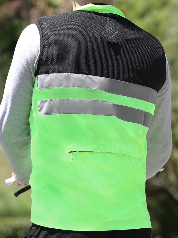 Gilet de cyclisme coupe-vent sans manches — automne, VTT, vélo, léger, respirant