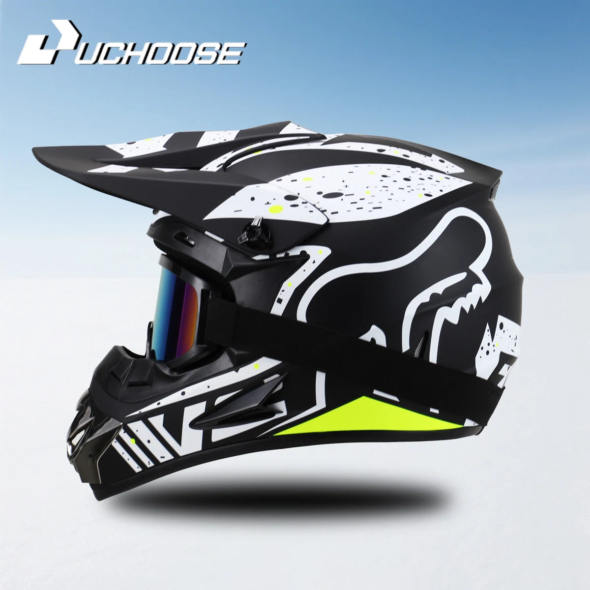 Casque Moto Tout-Terrain Cross DOT 2023 — Professionnel Course Motocross