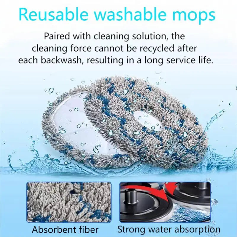 Ecovacs Deebot X1 OMNI / T10 OMNI Robot Vacuum Cleaner Spare Parts, Rubber/Side Brush, Cover, Hepa Filter, Mop Cloth, Dust Bag