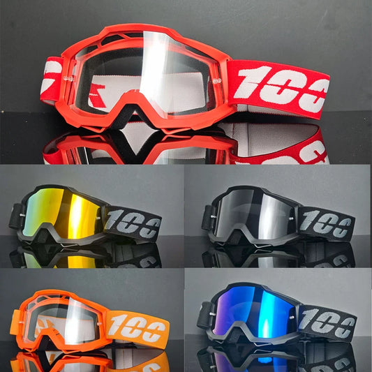 Lunettes Moto Course Anti-Poussière Coupe-Vent — Motocross Cyclisme Ski