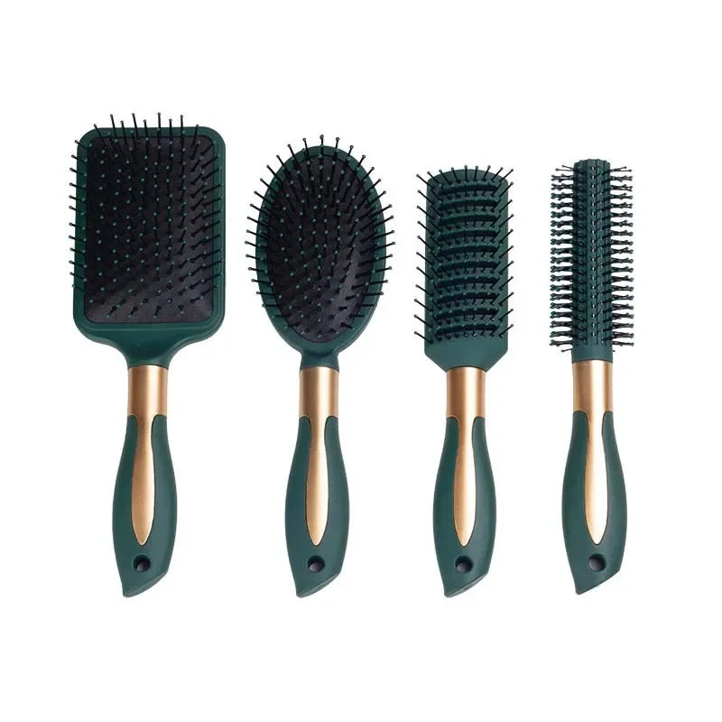 Peigne à coussin d'air ovale antistatique pour massage du cuir chevelu, outil exfoliant pour salon SPA, accessoire professionnel pour le coiffage et les soins capillaires