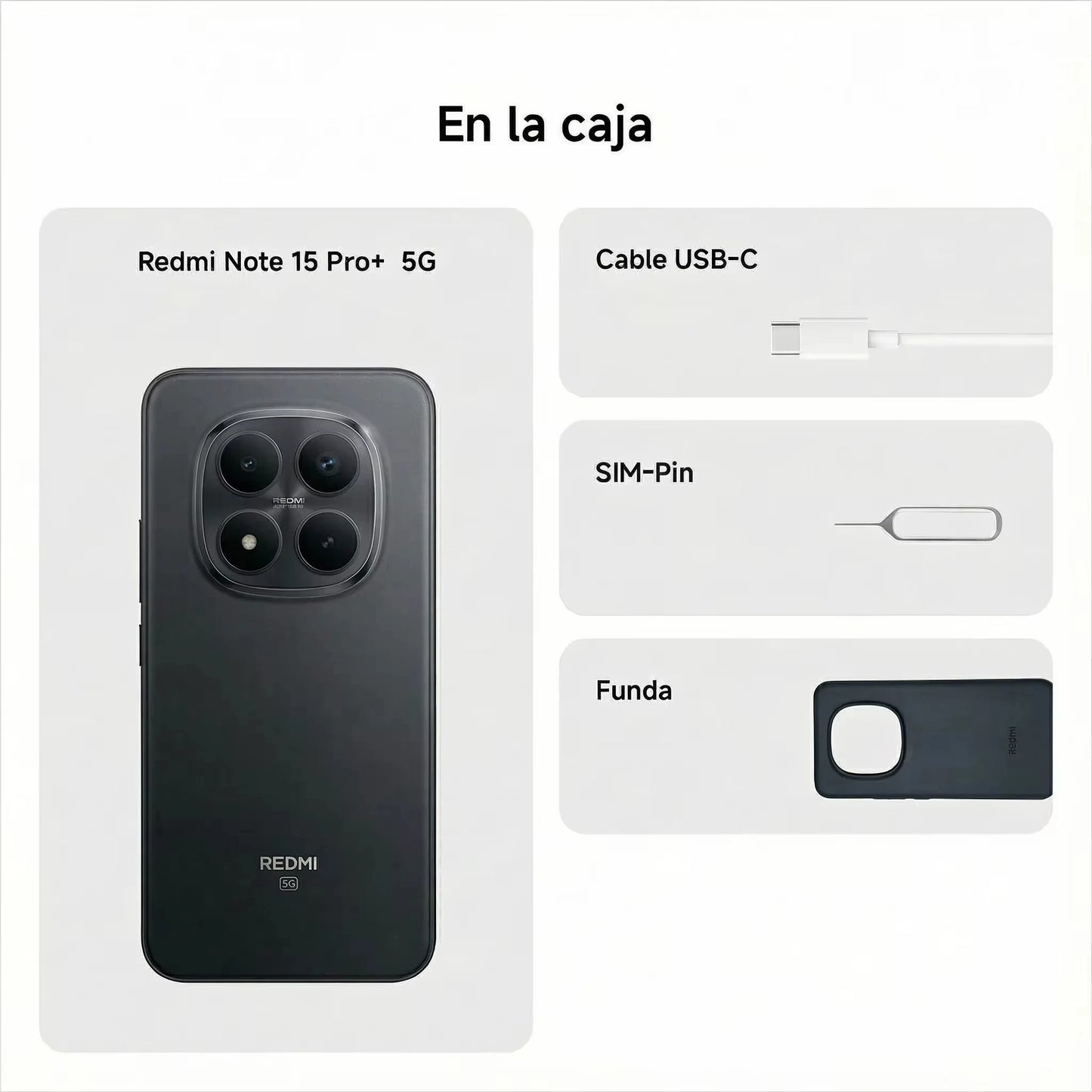 Smartphone Xiaomi Redmi Note 15 Pro Plus 5G 8 Go 256 Go 12 Go 512 Go NFC Batterie 6500 mAh Charge Hyper Rapide 100 W Appareil Photo 200 MP