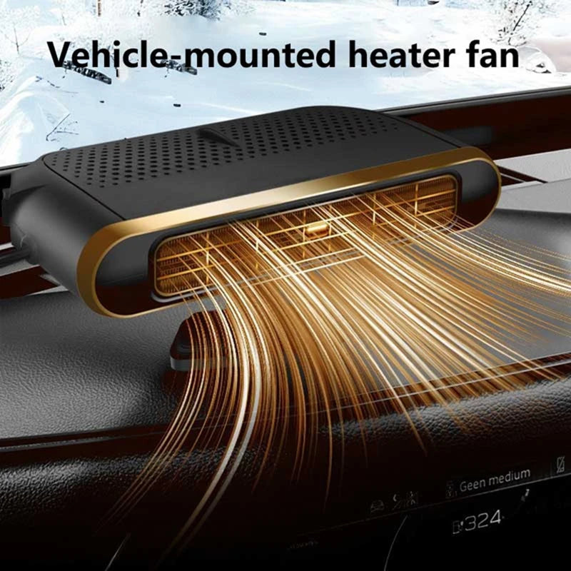 200W voiture électrique chauffage refroidisseur d'air ventilateur 12V Portable désembuage dégivreur ventilateur de chauffage sèche-brise désembuage accessoire 2026