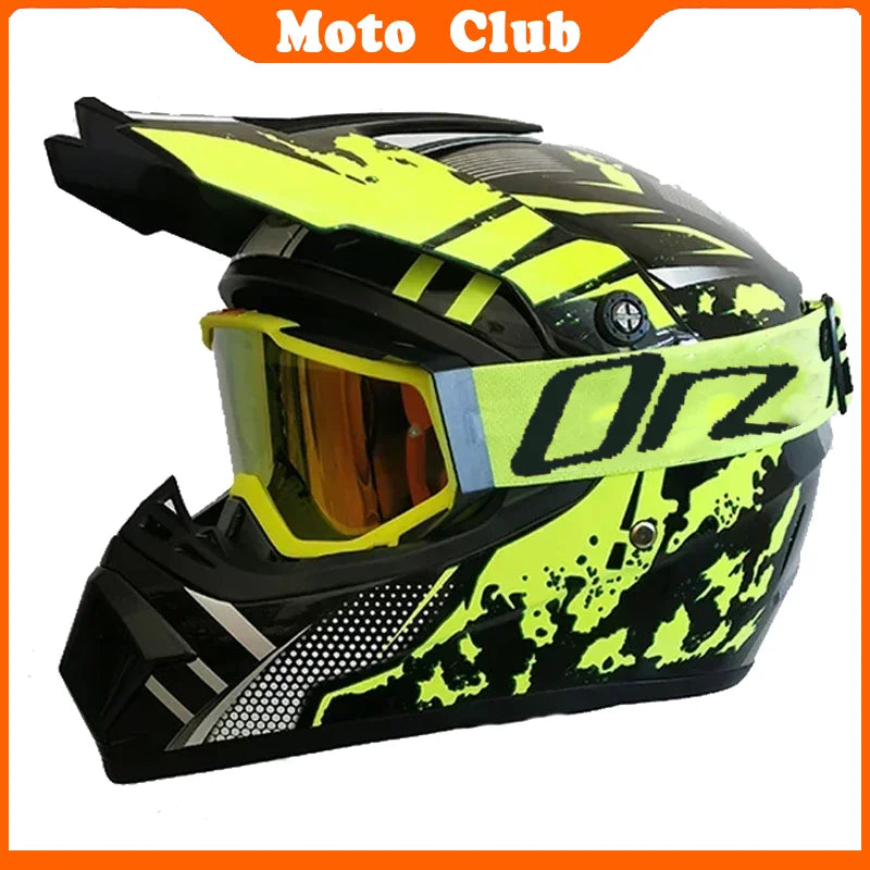 Casco de moto profesional Motocross todoterreno casco de protección para niños casco todoterreno gafas Capacete De Motocicleta regalos