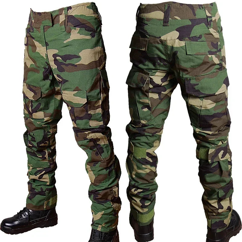 Tenues de sport tactiques d'extérieur, uniformes d'entraînement, ensembles de chasse camouflage, chemises et pantalons de randonnée pour hommes