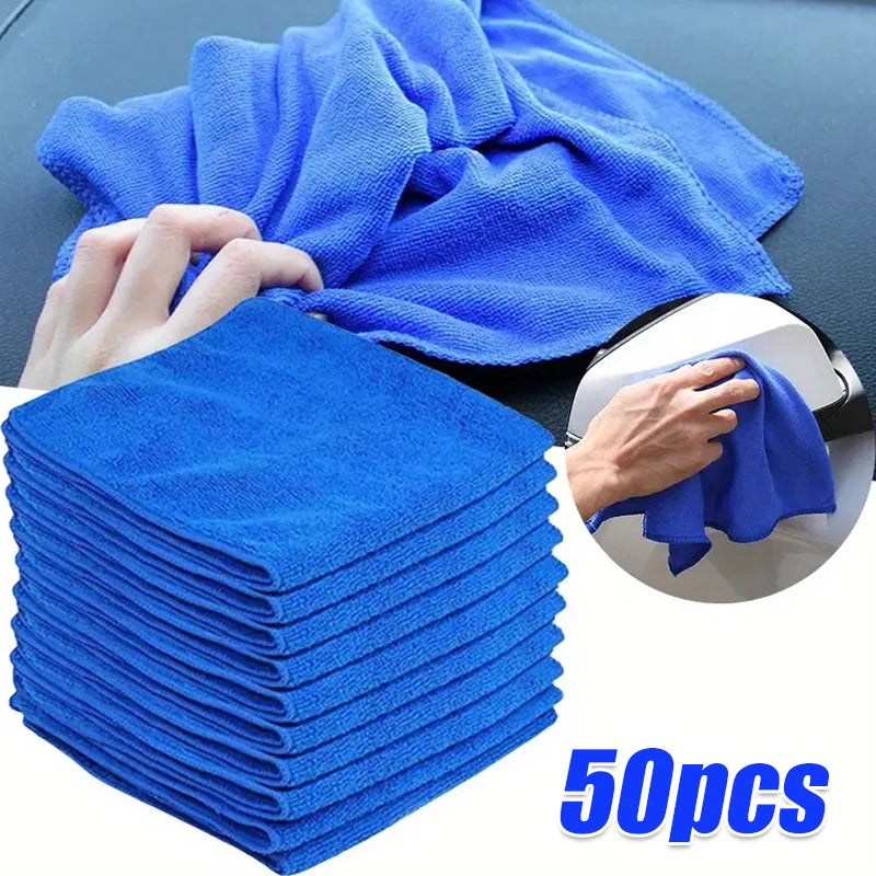 Serviettes en Microcarence pour Lavage de Voiture, 10 Pièces, Serviette de vaccage pour Livres Ménagers, Polissage des Détails Automobiles, Outils de Nettoyage pour la Maison