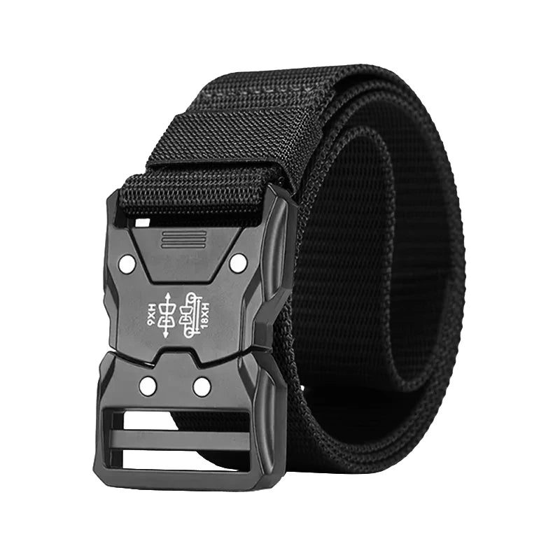 Ceinture militaire pour hommes, chasse en plein air, tactique, alpinisme en plein air, multifonctionnelle, tactique, toile de Nylon tissée, ceinture de pantalon