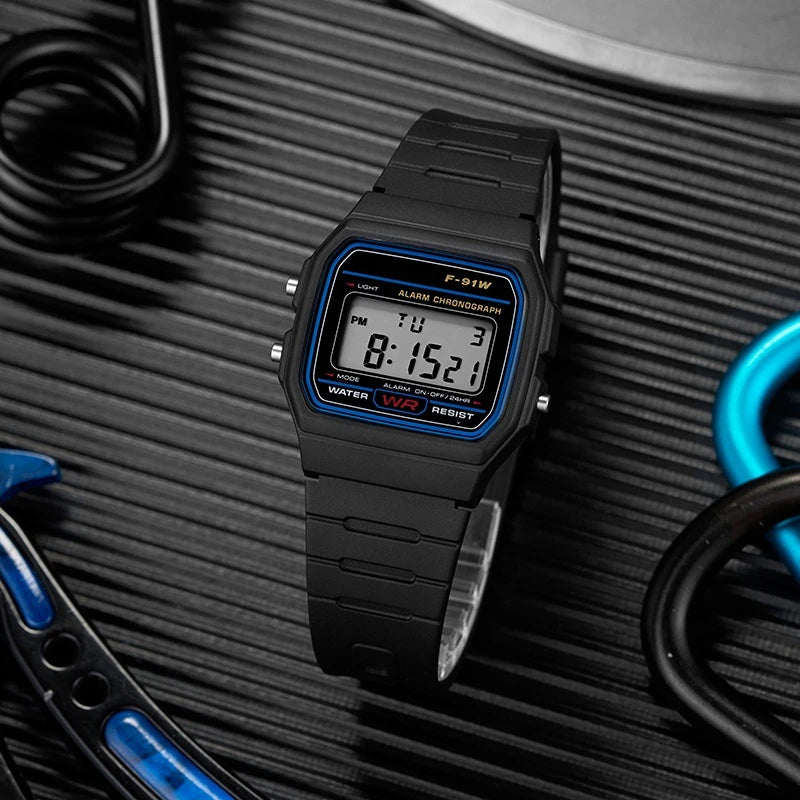 Montre Militaire Analogique Numérique LED Étanche — Sport Alarme Homme Femme